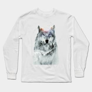 Double Expo | Winter Wolf Long Sleeve T-Shirt